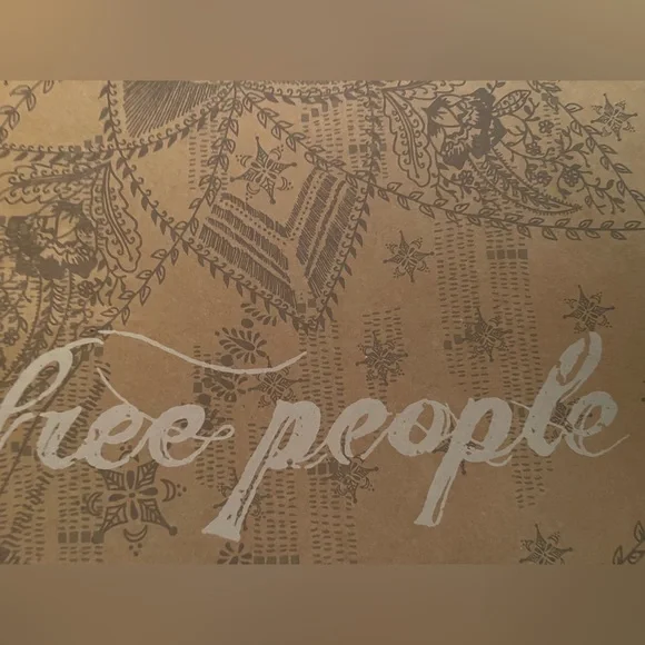 Gold leather FREE PEOPLE boots knee high - Picture 8 of 9